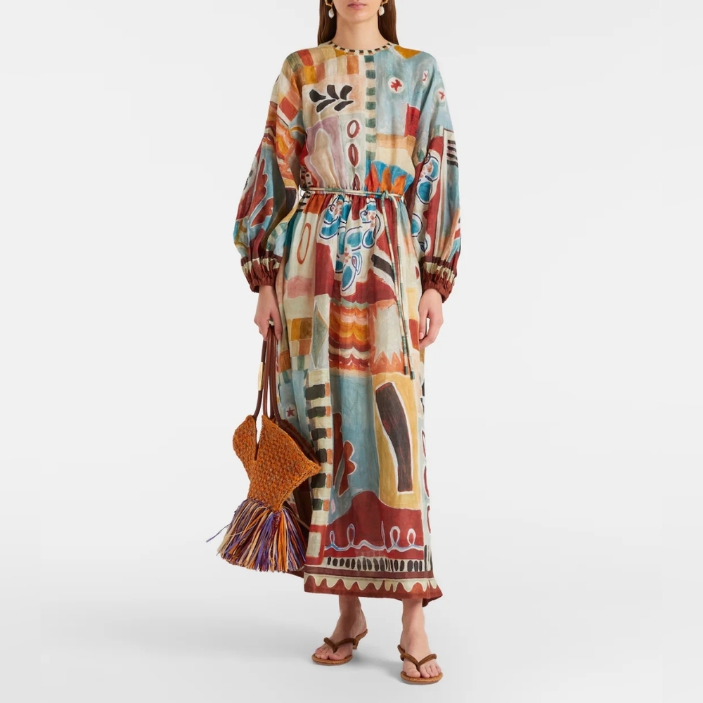 ALEMAIS michelle midi dress